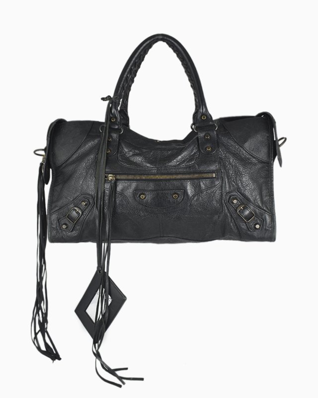 bolsa-balenciaga-original-classic-motorcycle-city-preta-feminina